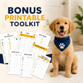 Bonus Printable Puppy Training Toolkit — trackers, checklists, routine cards and progress sheets by PupTeachings
